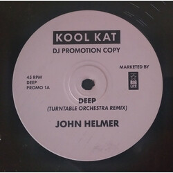 John Helmer Deep (Turntable Orchestra Remix) USED VINYL 12INCH 45 RPM SINGLE SIDED PROMO
