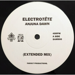 Electrotete Anjuna Dawn USED VINYL 12INCH 45 RPM PROMO