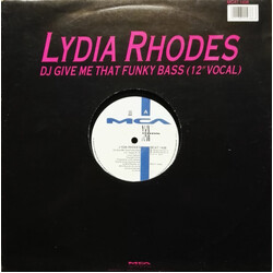 Lydia Rhodes DJ Give Me That Funky Bass USED VINYL 12INCH