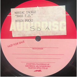 Maniac Tackle Bass F.U. USED VINYL 12INCH TEST PRESSING