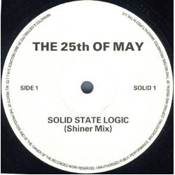 The 25th Of May Solid State Logic USED VINYL 12INCH 45 RPM PROMO