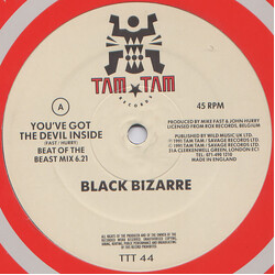 Black Bizarre You've Got The Devil Inside USED VINYL 12INCH 45 RPM