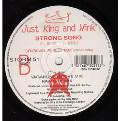 Just King And Wink Strong Song USED VINYL 12INCH 33 S RPM