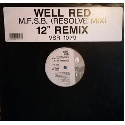 Well Red M.F.S.B. (Resolve Mix) USED VINYL 12INCH 45 RPM