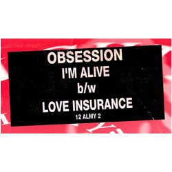 Obsession I'm Alive / Love Insurance USED VINYL 12INCH 33 S RPM