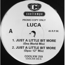Luca Santucci Just A Little Bit More USED VINYL 12INCH PROMO