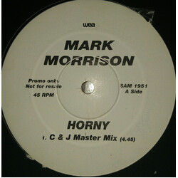 Mark Morrison Horny (R & B Mixes) USED VINYL 12INCH 45 RPM PROMO