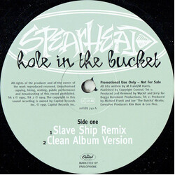 Spearhead Hole In The Bucket USED VINYL 12INCH 33 S RPM PROMO