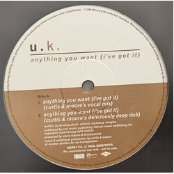 Ultimate Kaos Anything You Want (I've Got It) USED VINYL 12INCH PROMO