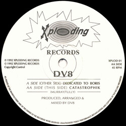 DV8 (3) Dedicated To Boris / Catastrophik USED VINYL 12INCH 45 RPM