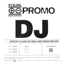 The Bugi's / Danny Morales / Luis Radio Los Criminales USED VINYL 12INCH 33 S RPM PROMO WHITE LABEL