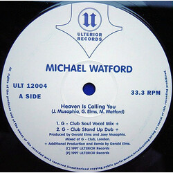 Michael Watford Heaven Is Calling You USED VINYL 12INCH 33 S RPM