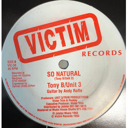 Tony B (5) / Unit 3 (2) So Natural USED VINYL 12INCH