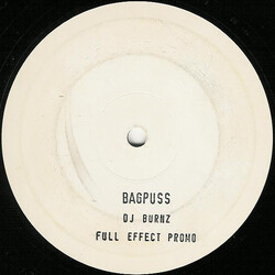 DJ Burnz Bagpuss USED VINYL 12INCH WHITE LABEL PROMO 45 RPM