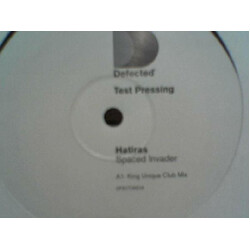Hatiras Spaced Invader USED VINYL 12INCH SINGLE SIDED TEST PRESSING