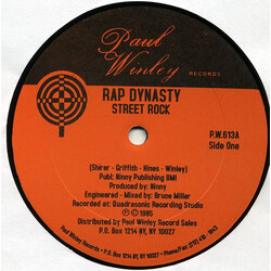 Rap Dynasty Street Rock USED VINYL 12INCH REISSUE