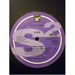 Velvet Jungle C'mon C'mon (I'm Not In Love With You) USED VINYL 12INCH 33 S RPM PROMO STEREO
