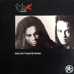 Milli Vanilli Baby Don't Forget My Number USED VINYL 12INCH 45 RPM MAXI-SINGLE STEREO