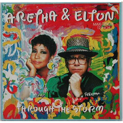 Aretha Franklin / Elton John Through The Storm USED VINYL 12INCH 45 RPM EP STEREO