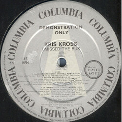 Kris Kross I Missed The Bus USED VINYL 12INCH 45 RPM PROMO