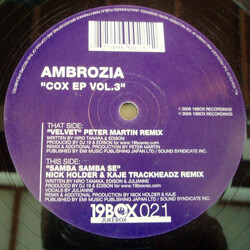 Ambrozia Cox EP Vol. 3 USED VINYL 12INCH EP