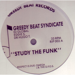 The Greedy Beat Syndicate Study The Funk USED VINYL 12INCH 33 S RPM