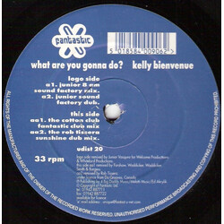 Kelly Bienvenue What Are You Gonna Do? USED VINYL 12INCH 33 S RPM