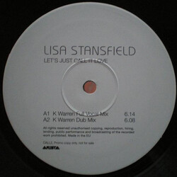 Lisa Stansfield Let's Just Call It Love USED VINYL 12INCH 33 S RPM PROMO