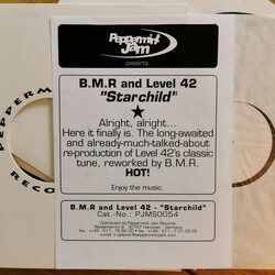 BMR / Level 42 Starchild USED VINYL 12INCH WHITE LABEL PROMO