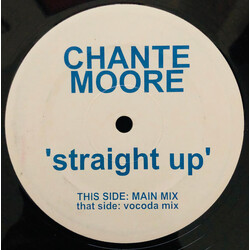 Chanté Moore Straight Up (UK Garage Remixes) USED VINYL 12INCH 45 RPM UNOFFICIAL RELEASE