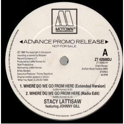 Stacy Lattisaw Where Do We Go From Here / What You Need USED VINYL 12INCH PROMO