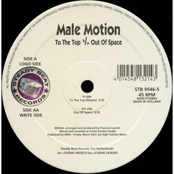 Male Motion To The Top / Out Of Space USED VINYL 12INCH 45 RPM SINGLE