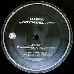 All Saints / M&S / Jaye Ella Ruth Re-Rewind By Public Demand Volume 2 USED VINYL 12INCH LIMITED EDITION PROMO SAMPLER