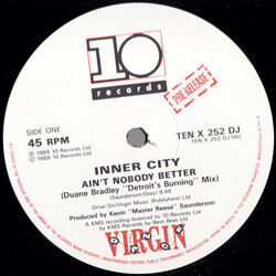 Inner City Ain't Nobody Better USED VINYL 12INCH 45 RPM PROMO