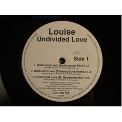 Louise Undivided Love USED VINYL 12INCH 33 S RPM PROMO