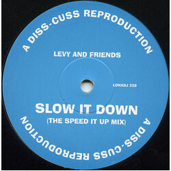 Levy And Friends Slow It Down USED VINYL 12INCH 45 RPM PROMO