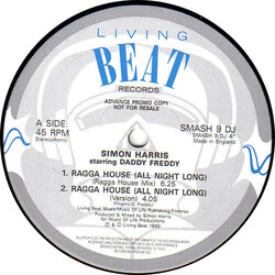 Simon Harris Ragga House USED VINYL 12INCH