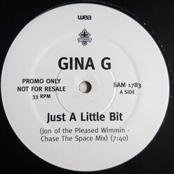 Gina G Ooh Aah... Just A Little Bit (The Dance Mixes) USED VINYL 12INCH PROMO