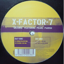 X-Factor 7 / Pearl Parish Desire USED VINYL 12INCH