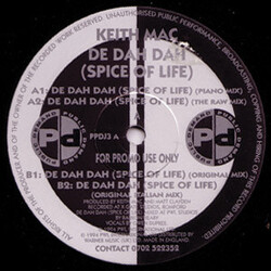 Keith Mac De Dah Dah (Spice Of Life) USED VINYL 12INCH PROMO
