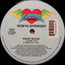 Robyn Springer Makin' Moves USED VINYL 12INCH 33 S RPM STEREO