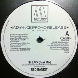 Red Bandit I'm Back USED VINYL 12INCH PROMO