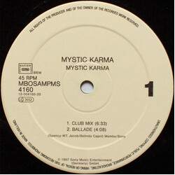 Mystic Karma Mystic Karma USED VINYL 12INCH 45 RPM PROMO