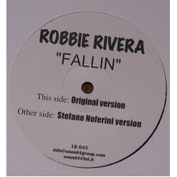 Robbie Rivera Fallin USED VINYL 12INCH PROMO