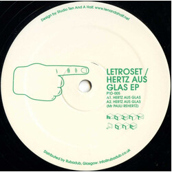 Letroset Hertz Aus Glas EP USED VINYL 12INCH 33 S RPM EP