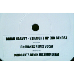Brian Harvey Straight Up (No Bends) USED VINYL 12INCH TEST PRESSING
