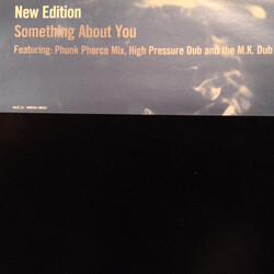 New Edition Something About You USED VINYL 12INCH 33 S RPM PROMO