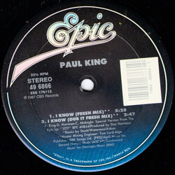 Paul King (2) I Know USED VINYL 12INCH 33 S RPM