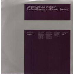Lorraine Cato Love On And On USED VINYL 12INCH 33 S RPM PROMO