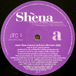 Shena More Than Woman USED VINYL 12INCH 45 RPM SINGLE SIDED PROMO